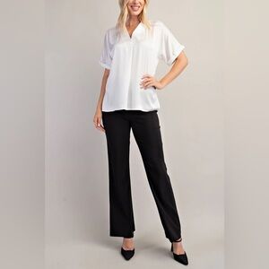 NWT Zara White Blouse Tunic-top sz M